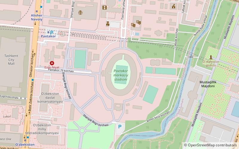 Pakhtakor Stadium location map