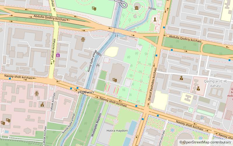 turkiston palace taskent location map