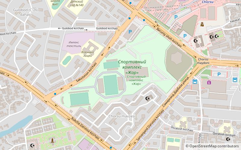 JAR Stadium location map