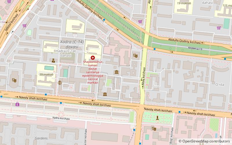 muzej istorii svazi tachkent location map