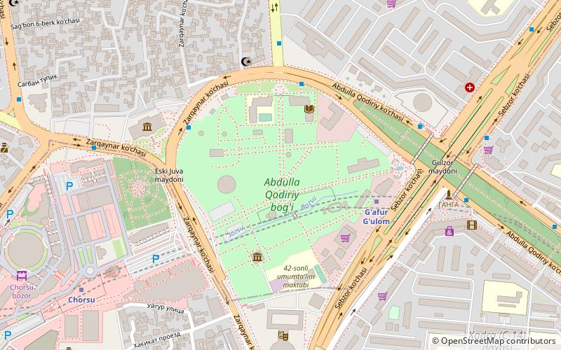 abdula kodiri tashkent location map