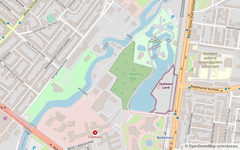 ogrod japonski taszkent location map