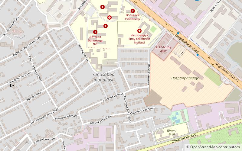 Yunusabad location map