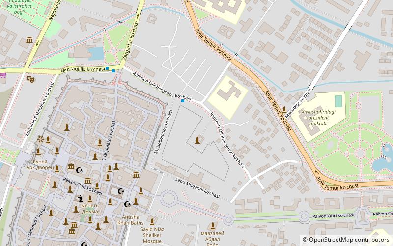 museo arti applicate chiwa location map