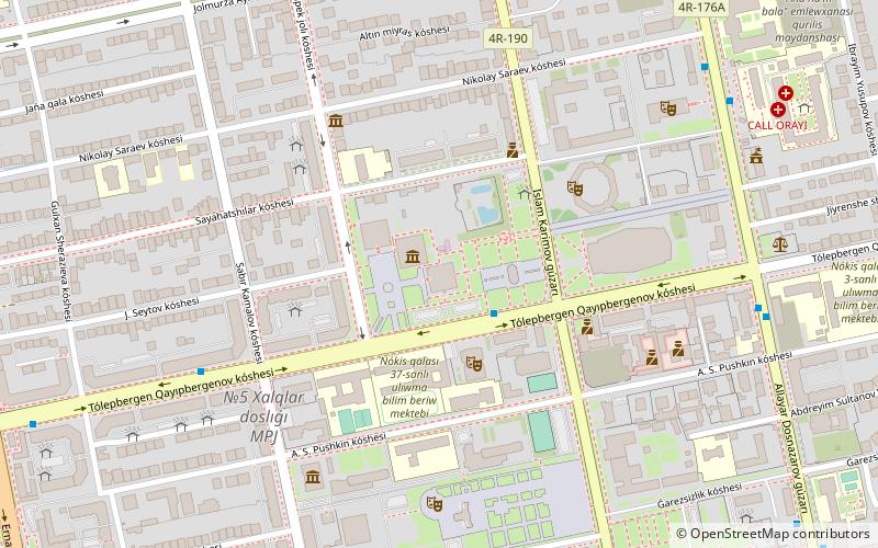 Nukus Museum of Art location map