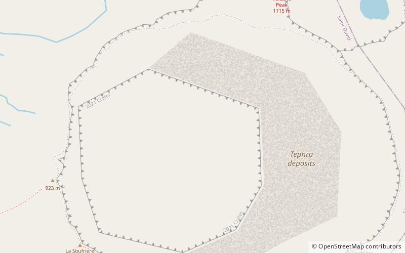 La Soufrière location map