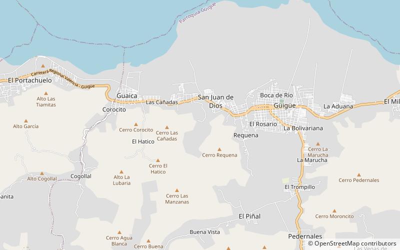 Güigüe Abbey location map