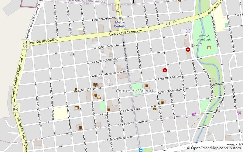 c c valencia plaza location map