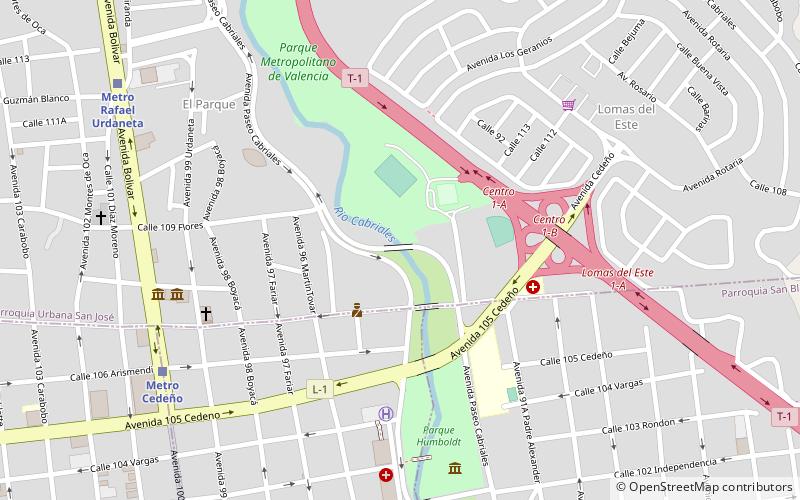 avenida paseo cabriales valencia location map