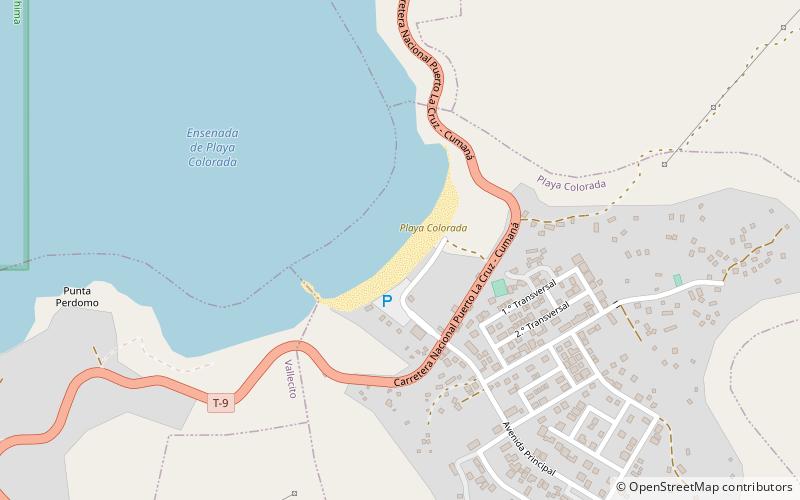playa colorada location map