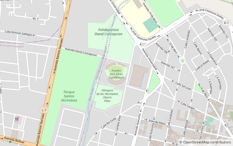 Estadio José Pérez Colmenares location map