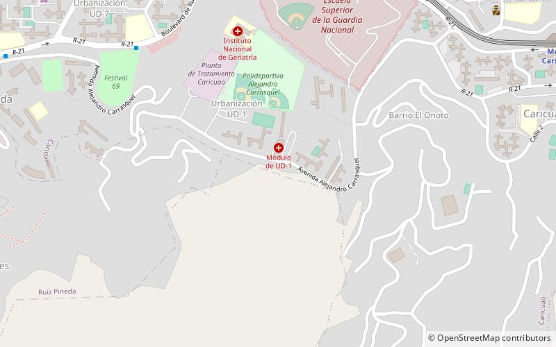 Caricuao location map