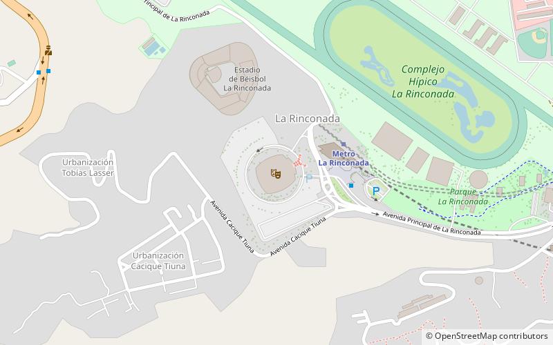 Poliedro de Caracas location map