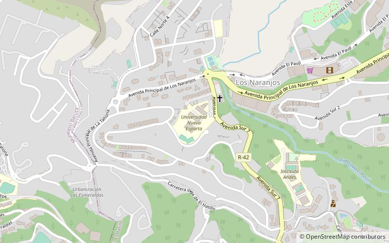Universidad Nueva Esparta location map