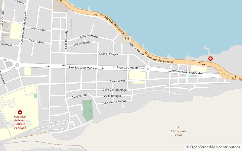 universidad de oriente cumana location map