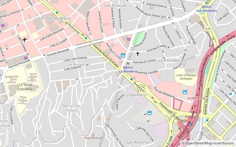centro comercial la bandera caracas location map