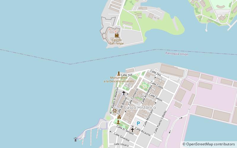 monumento a la descentralizacion puerto cabello location map