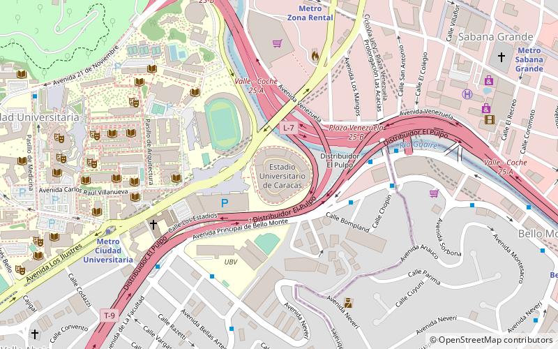 Estadio Universitario location map