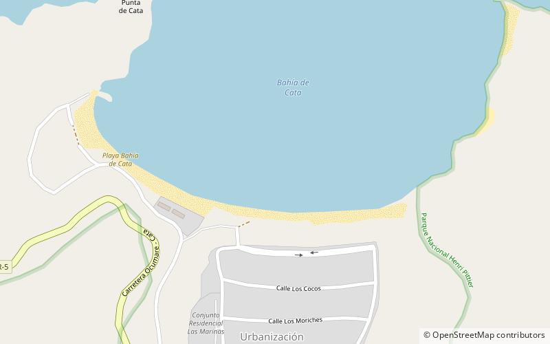 Bahía de Cata location map