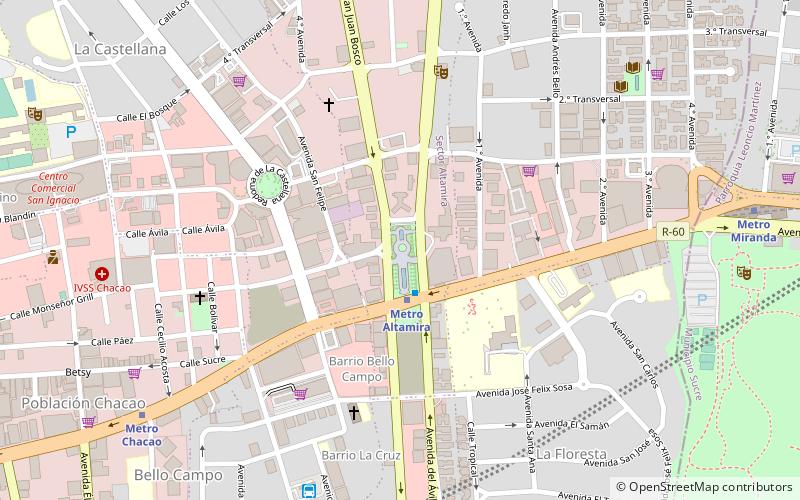 Plaza Francia location map