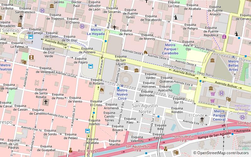 Nuevo Circo de Caracas location map