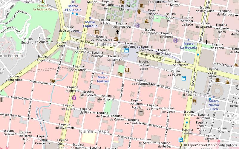 Teatro Nacional location map