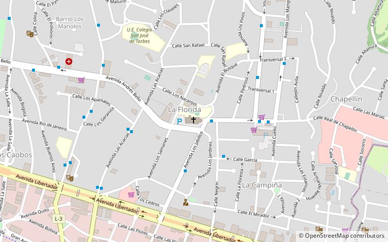 La Chiquinquirá Church location map