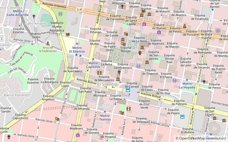 Palacio de las Academias location map
