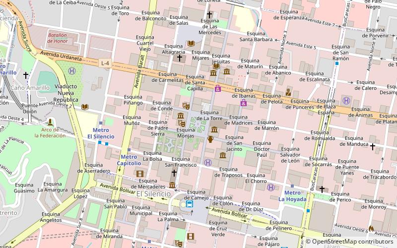 Bolivar Plaza location map