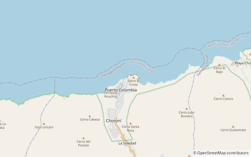 el malecon choroni location map
