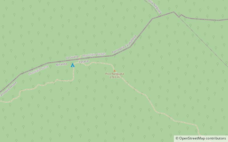 Pico Naiguatá location map