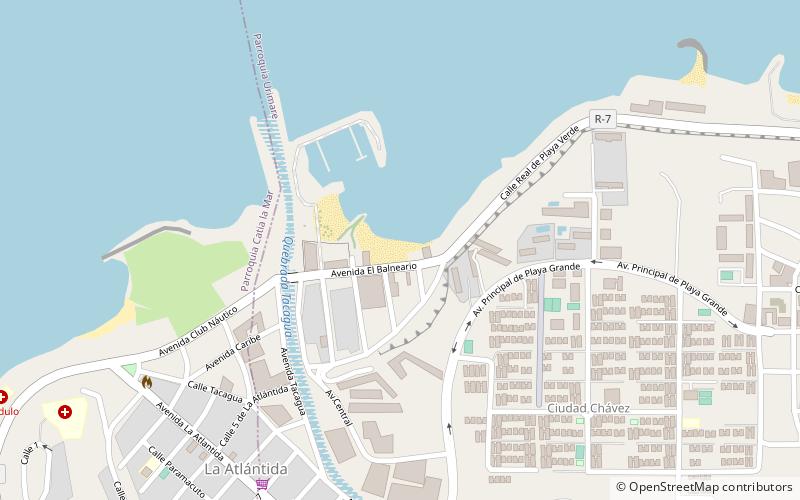 playa puerto viejo catia la mar location map