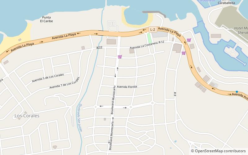 caraballeda caracas location map