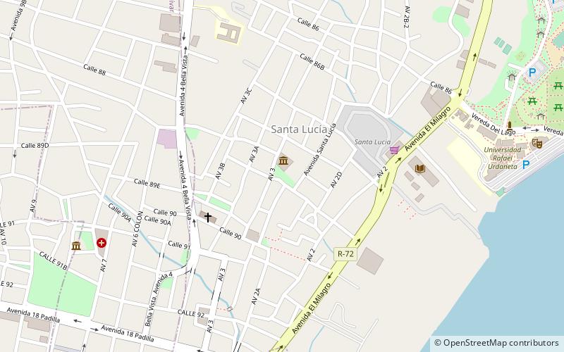 plaza santa lucia maracaibo location map