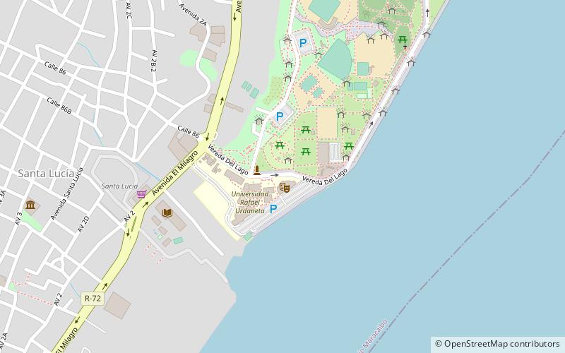 Rafael Urdaneta University location map
