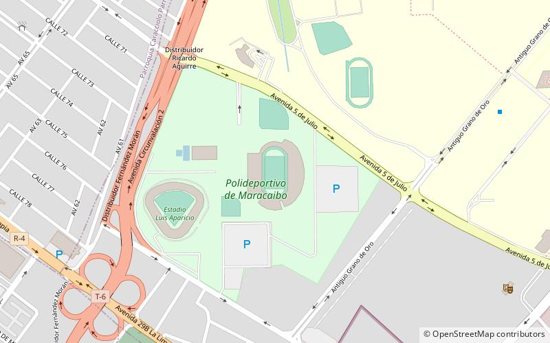 Estadio José Encarnación Romero location map