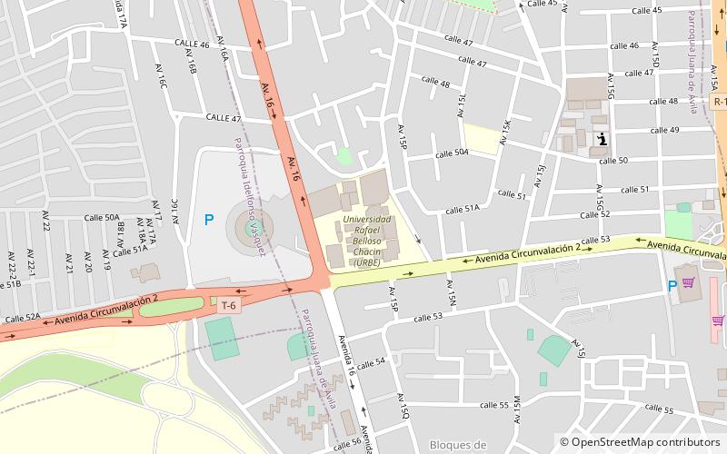 Universidad Rafael Belloso Chacín location map