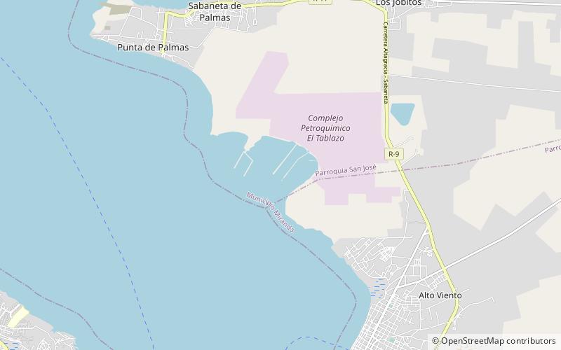 puerto miranda maracaibo location map