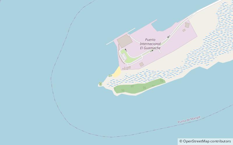 Playa Paraiso location map