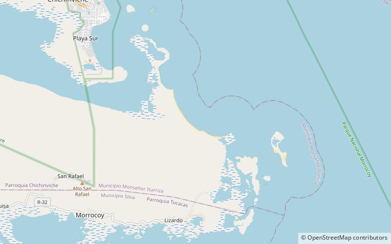 Parque nacional Morrocoy location map