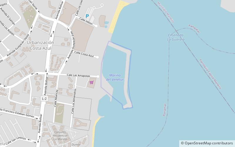 marina venetur margarita porlamar location map