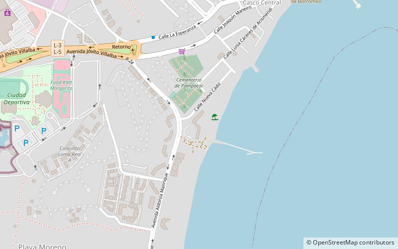 bahia dorada pampatar location map