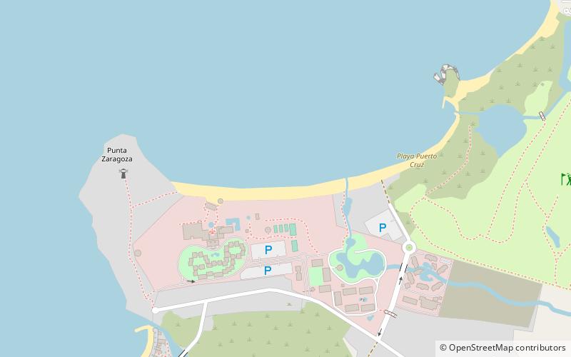 Playa Puerto Cruz location map
