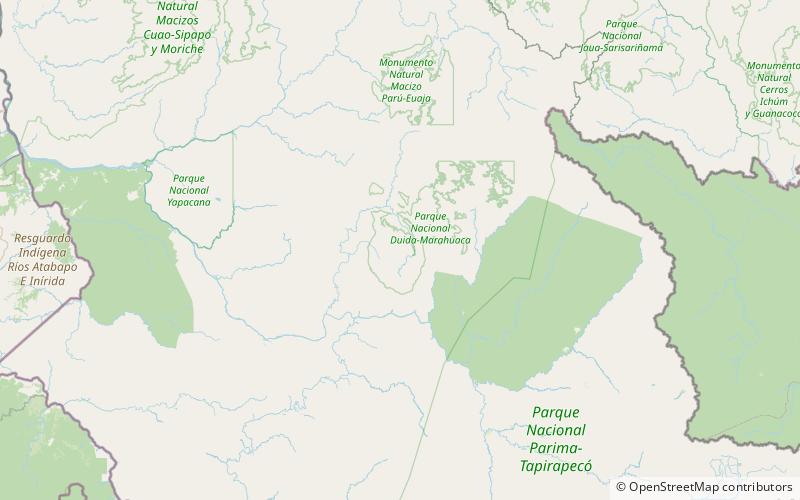 Duida–Marahuaca National Park location map