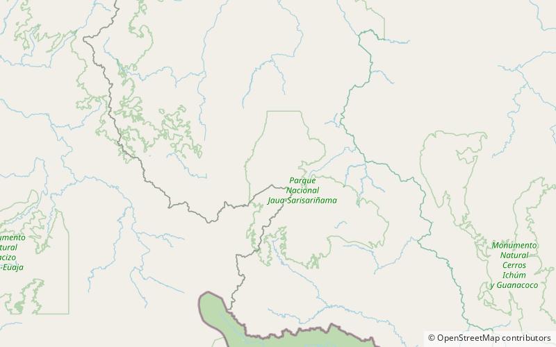 Cerro Jaua location map