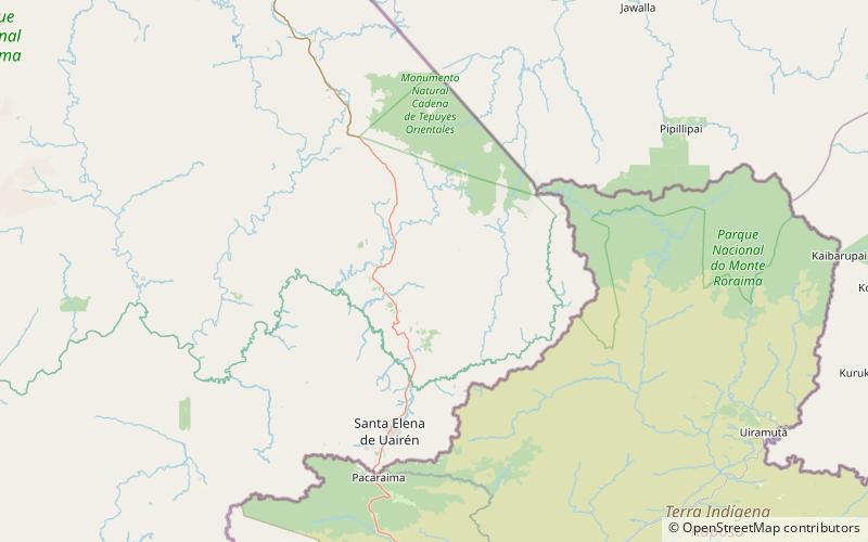Pacaraima location map