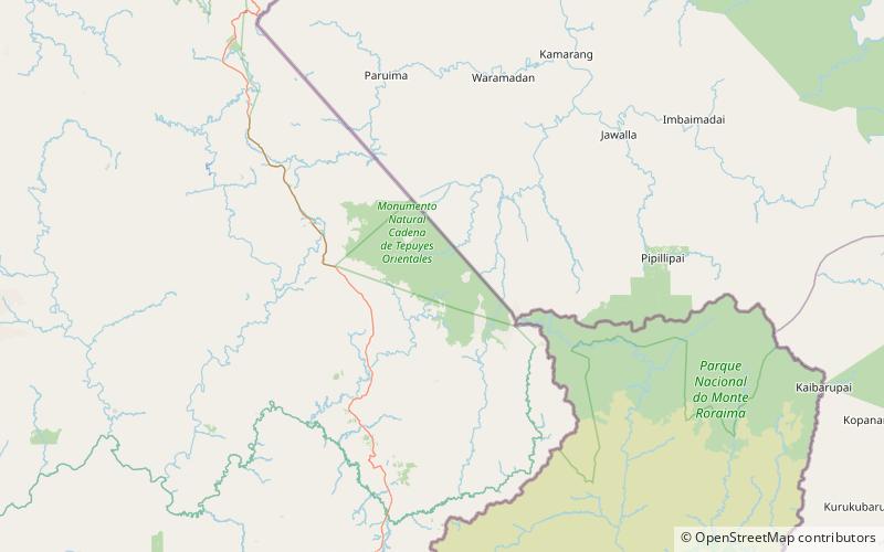 Wadakapiapué-tepui location map