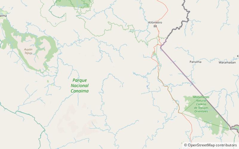 Sororopán-tepui location map