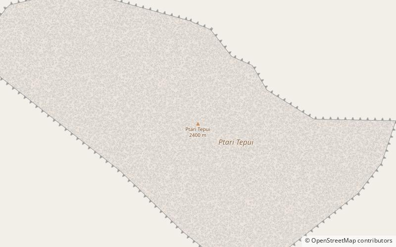 Ptari-tepui location map