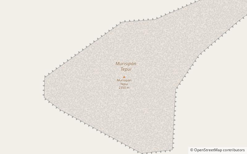 murisipan tepui parque nacional canaima location map